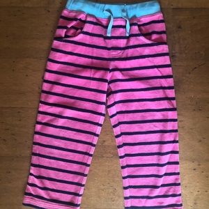Mini Boden Pink and Blue Striped Kids Bottoms